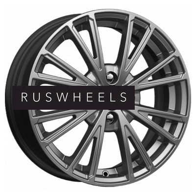 Диски КИК 6x16/4x98 ET35 D58,5 Меандр (КС879) Дарк платинум