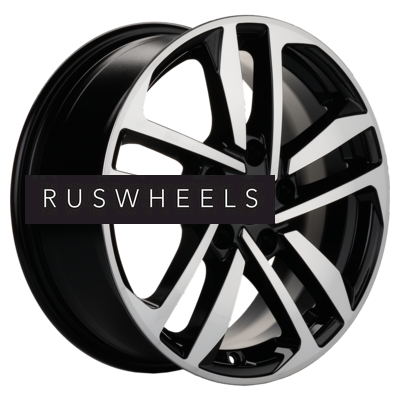 Диски Khomen Wheels 6,5x16/5x114,3 ET46 D67,1 KHW1612 (Mitsubishi) Black-FP