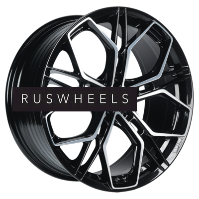 Диски INCH 8,5x20/5x108 ET46 D63,4 FA8534 Gloss Black Machined Face (ZJH)