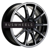 Диски Khomen Wheels 6,5x17/4x100 ET41 D60,1 KHW1707 (XRay) Black-FP