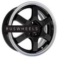 Диски СКАД 6x15/5x100 ET38 D57,1 Киото (КЛ249) Антрацит-алмаз (АРС 014 black)