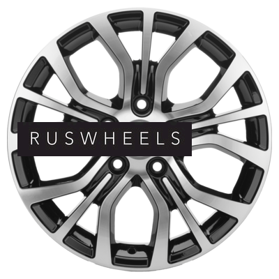 Диски Khomen Wheels 6,5x16/5x114,3 ET40 D66,1 KHW1608 (Qashqai) Black-FP