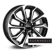 Диски Dezent R18 / 7.5J PCD 5x114.3 ЕТ 45 ЦО 64.1 KS black polished