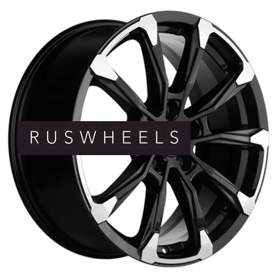 Диски Khomen Wheels 7,5x18/5x114,3 ET50 D67,1 KHW1808 (K5/Santafe) Black-FP