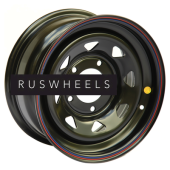 Диски Off-Road Wheels 7x16/5x165 ET0 D125 Ленд Ровер Черный (треуг. мелкий)