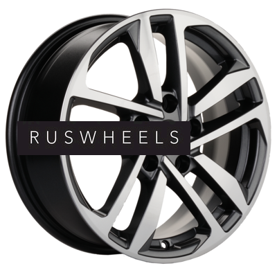 Диски Khomen Wheels 6,5x16/5x112 ET46 D57,1 KHW1612 (Octavia A7) Gray-FP Диски Khomen Wheels 6,5x16/5x112 ET46 D57,1 KHW1612 (Octavia A7) Gray-FP