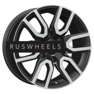 Диски Khomen Wheels 8x17/6x139,7 ET30 D106,1 KHW1723 (JAC T6 Pickup) Black-FP