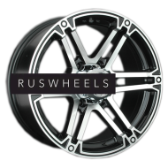 Диски LS 8x17/6x139,7 ET25 D106,1 473 BKF (Колпак+лого)