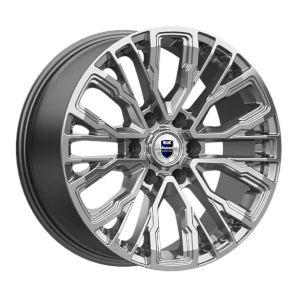 Диски КиК 8.5\R19 6*139.7 ET36 d100.1 Дарк платинум