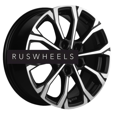 Диски Khomen Wheels 6,5x16/5x114,3 ET47 D66,1 KHW1605 (Fluence/Juke) Black-FP