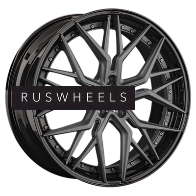 Диски LS Forged 9x22/5x120 ET43 D72,6 LS FG35 MGM/BK (конус)