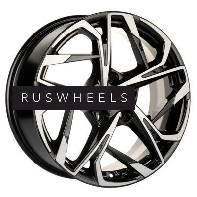 Диски Khomen Wheels 7x17/5x112 ET49 D66,6 KHW1716 (Audi A4) Black-FP
