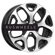 Диски КИК 6,5x16/5x114,3 ET47 D66,1 КС869 Алмаз черный