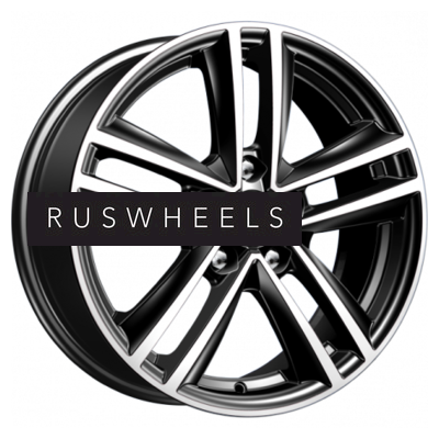 Диски iFree 6,5x16/5x114,3 ET45 D67,1 Катар (КС885) Блэк Джек