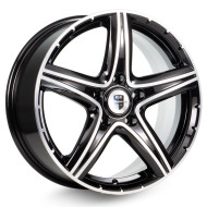 Диски КиК 7.5\R17 5*114.3 ET38 d66.1 Алмаз черный Диски КиК 7.5\R17 5*114.3 ET38 d66.1 Алмаз черный