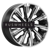 Диски КИК 7,5x19/5x108 ET45 D67,1 Галего (КС1039) Алмаз черный Диски КИК 7,5x19/5x108 ET45 D67,1 Галего (КС1039) Алмаз черный