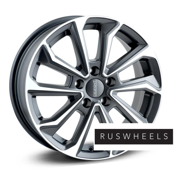 Диски Dezent R18 / 7.5J PCD 5x114.3 ЕТ 45 ЦО 60.1 KS dark