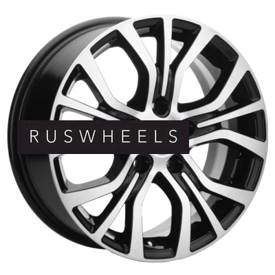 Диски Khomen Wheels 6,5x16/5x114,3 ET38 D60,1 KHW1608 (Alphard) Black-FP Диски Khomen Wheels 6,5x16/5x114,3 ET38 D60,1 KHW1608 (Alphard) Black-FP
