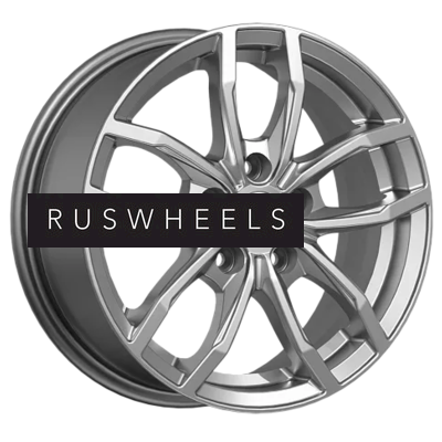 Диски КИК 6,5x15/5x108 ET50 D63,35 Фрост (КС1048) Дарк платинум Диски КИК 6,5x15/5x108 ET50 D63,35 Фрост (КС1048) Дарк платинум