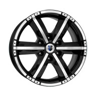 Диски КиК  Окинава (КС635)  7,5\R17 6*139,7 ET40  d92,5  Алмаз черный  [25981]  Fb max 900 kg