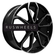 Диски Khomen Wheels 7x18/5x108 ET47 D60,1 KHW1816 (Chery Tiggo 8 (Pro/Pro Max)) Black-FP