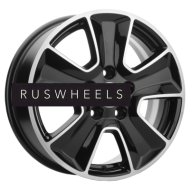 Диски Khomen Wheels 6,5x16/5x114,3 ET46 D67,1 KHW1601 (Mitsubishi) Black-FP
