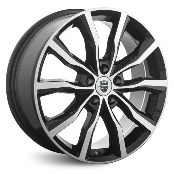 Диски КиК 7.5\R18 5*110 ET40 d67.1 Алмаз черный