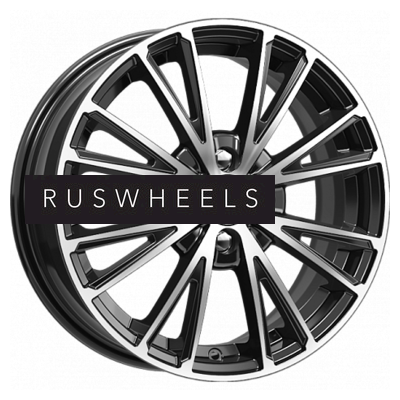 Диски КИК 6x15/4x98 ET35 D58,5 Меандр (КС888) Алмаз черный SK