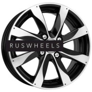 Диски КИК 6x15/4x100 ET45 D67,1 Джемини (КС617) Алмаз черный Диски КИК 6x15/4x100 ET45 D67,1 Джемини (КС617) Алмаз черный