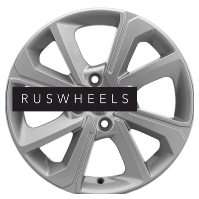 Диски Khomen Wheels 6x15/4x100 ET50 D60,1 KHW1501 (Vesta до 2024г.) F-Silver