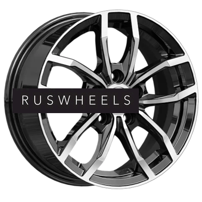 Диски КИК 6,5x15/5x112 ET43 D57,1 Фрост (КС1048) Алмаз черный