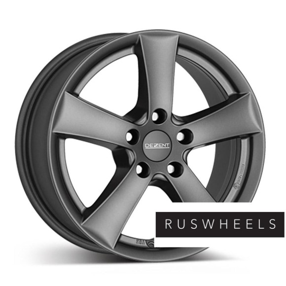 Диски Dezent R16 / 6.5J PCD 5x114.3 ЕТ 42.5 ЦО 67.1 TX graphite Диски Dezent R16 / 6.5J PCD 5x114.3 ЕТ 42.5 ЦО 67.1 TX graphite