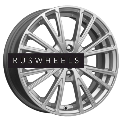 Диски K&K 6x16/4x100 ET49 D54,1 Меандр-оригинал (КС879) Сильвер SK