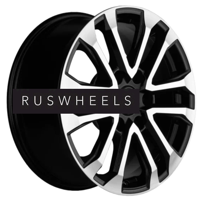 Диски Khomen Wheels 7,5x18/6x139,7 ET38 D67,1 KHW1805 (L200) Black-FP Диски Khomen Wheels 7,5x18/6x139,7 ET38 D67,1 KHW1805 (L200) Black-FP