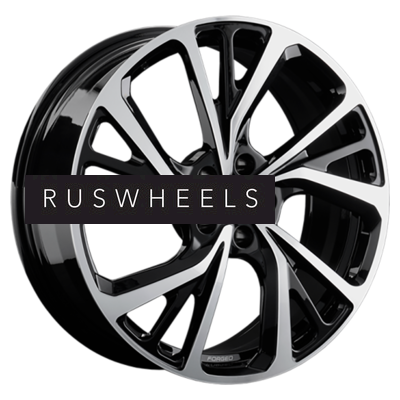 Диски LS Forged 7x19/5x114,3 ET35 D67,1 LS FG22 BKF (конус, C570)