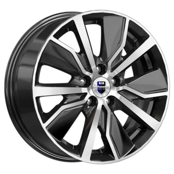 Диски КиК 6.5\R16 5*112 ET43 d57.1 алмаз чёрный