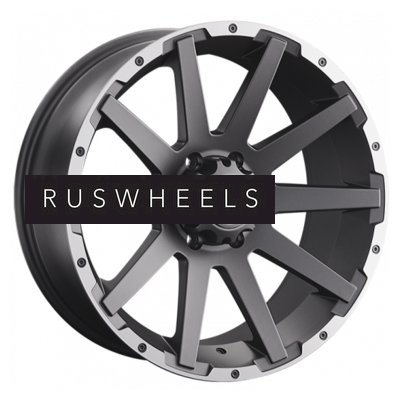 Диски LS 9x20/6x139,7 ET20 D106,1 1302 MGML (конус, Колпак+лого)