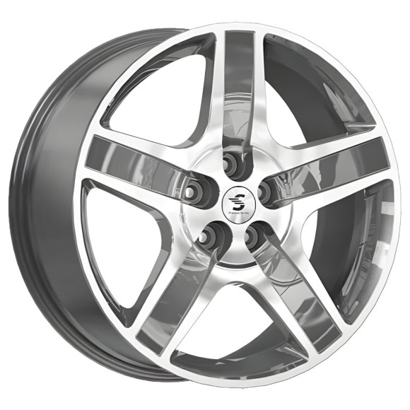 Диски СКАД Premium 8.5\R20 5*108 ET43 d60.1 Diamond gloss graphite