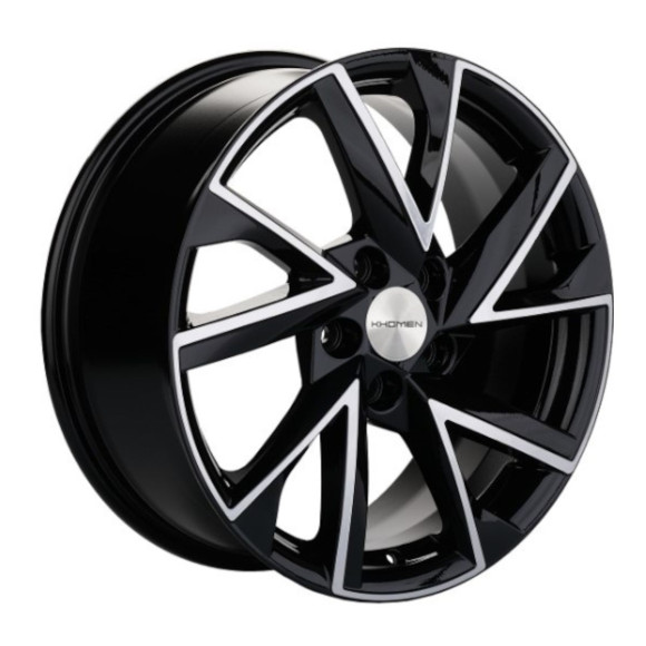 Диски Khomen Wheels 7x17/5x114,3 ET48,5 D67,1 KHW1714 (Sportage) Black-FP Диски Khomen Wheels 7x17/5x114,3 ET48,5 D67,1 KHW1714 (Sportage) Black-FP