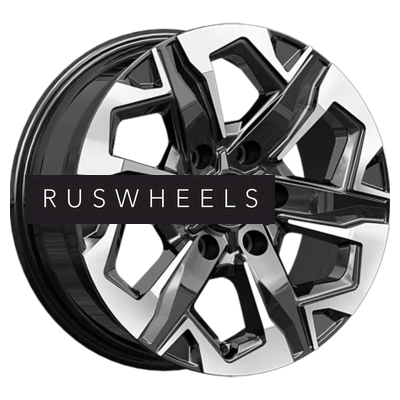 Диски КИК 7,5x17/6x139,7 ET36 D100,1 Тейт (КС1050) Алмаз черный