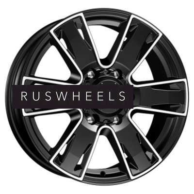 Диски КИК 7x17/6x139,7 ET33 D100,1 Севенна (КС726) Алмаз черный Диски КИК 7x17/6x139,7 ET33 D100,1 Севенна (КС726) Алмаз черный