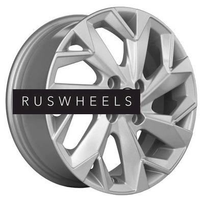 Диски Khomen Wheels 5,5x14/4x100 ET38 D67,1 KHW1402 (Accent/Getz/i20) F-Silver