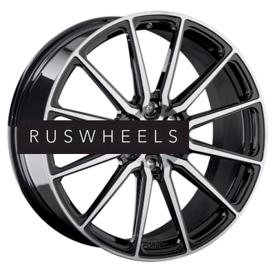 Диски LS Forged 9x22/6x139,7 ET45 D95,1 LS FG02 BKF (конус, C570)