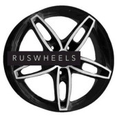 Диски СКАД 7x17/5x114,3 ET45 D60,1 Турин (КЛ253) Алмаз (АРС 014 black)