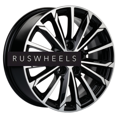Диски Khomen Wheels 6,5x16/5x114,3 ET50 D66,1 KHW1611 (Renault/Nissan) Black-FP