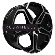 Диски Khomen Wheels 7,5x19/5x108 ET47 D60,1 KHW1909 (Chery Tiggo 8 (Pro/Pro Max)) Black-FP