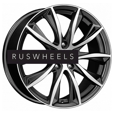 Диски iFree 7,5x18/5x114,3 ET35 D67,1 Каzантип (КС684М) Блэк Джек