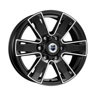 Диски КиК 7,0\R17 6*139.7 ET33 d100.1 Алмаз черный