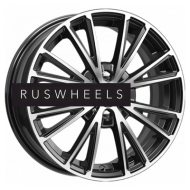 Диски КИК 6x16/4x114,3 ET40 D67,1 Меандр (КС879) Алмаз черный SK