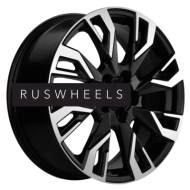 Диски Khomen Wheels 7x18/5x114,3 ET35 D66,1 KHW1809 (Koleos) Black-FP
